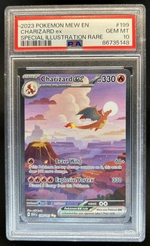 2023 Pokemon SV 151 Charizard ex Special Illustration Rare #199/165 PSA 10