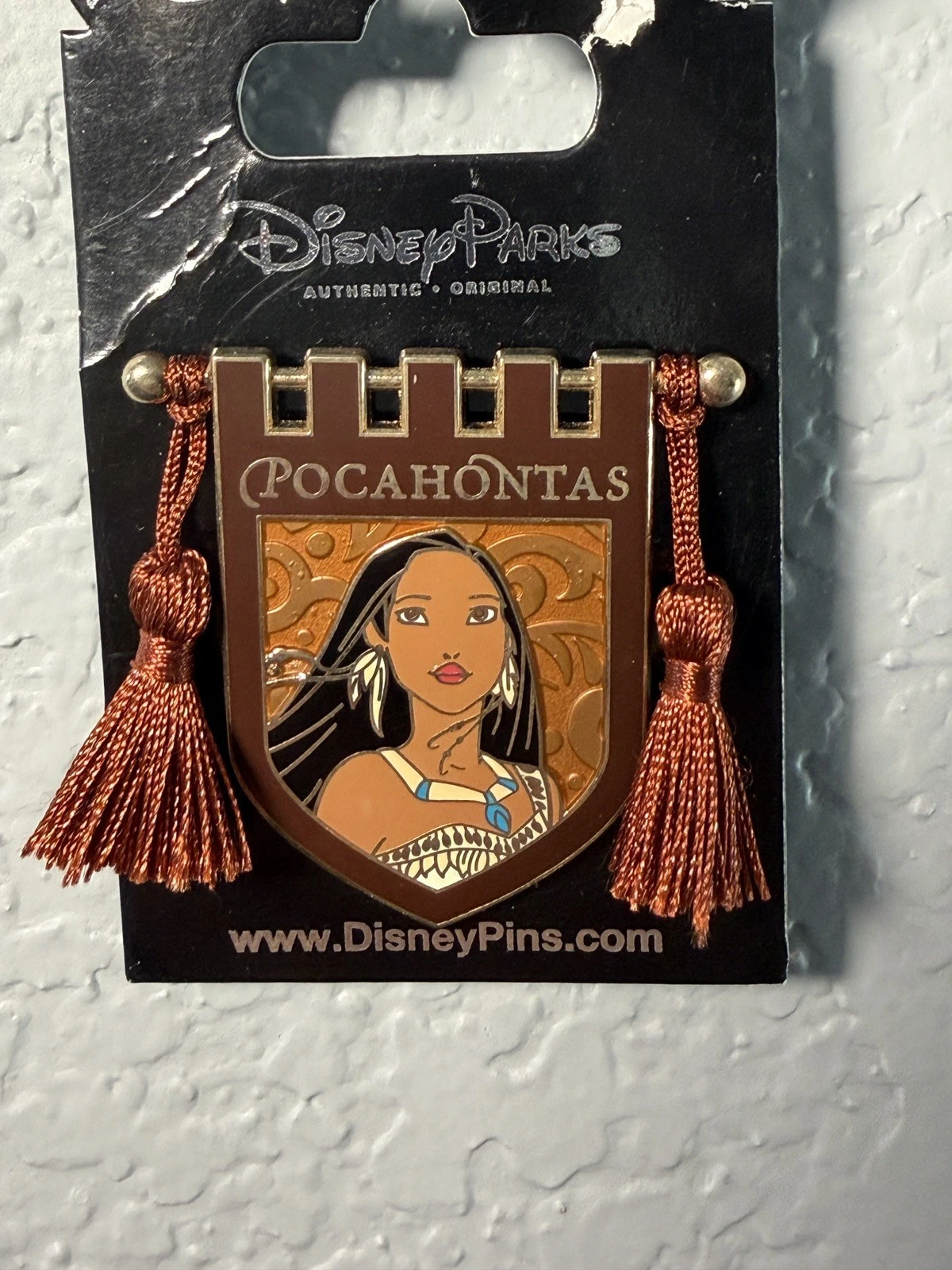 Disney Princess Tapestry Tassel Pocahontas Pin