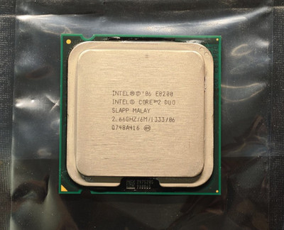 INTEL CORE 2DUO E8200 2.66 GHz 6MB LGA775 Prozessor