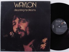 WAYLON JENNINGS Dreaming My Dreams RCA LP VG+ u