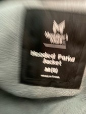 Jacket members mark hooded parka new with tags size 8 boys  black