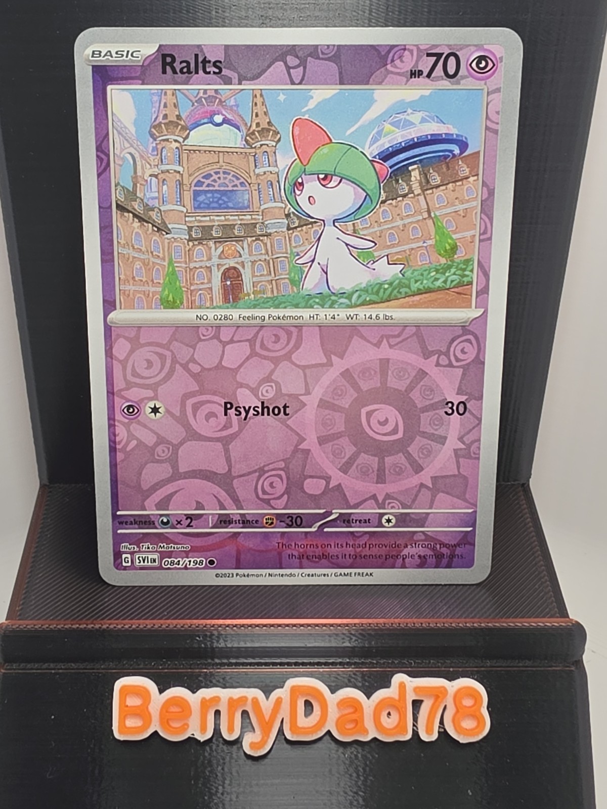 Ralts 084/198 Sv01: Scarlet & Violet Base Set Reverse Holo Pokémon TCG NM