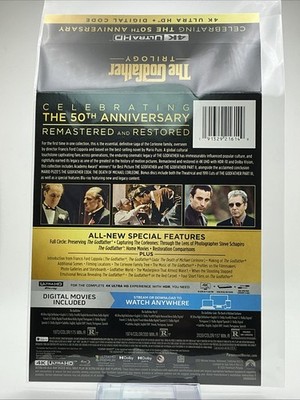 The Godfather Trilogy (50th Anniversary) (Ultra HD) ***J-Card Only No Movie*** 