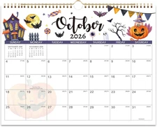 2026 Calendar - Wall Calendar 2026, January 2026 - December 2026 Wall Calendar, 