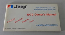 Manuale d'uso / manuale Jeep Wagoneer / Jeep CJ-5 / Jeep CJ-6... dal 1972