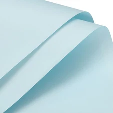 Pearlescent Film Flower Wrapping Paper 22.8x22.8 Inch Blue Pack of 20