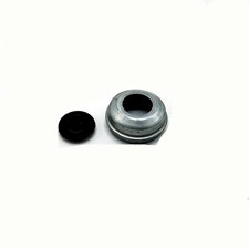 Ufp 2.328 Plated Dust Cap Wlube Hole Boat Trailer Axle Brakes 2.33