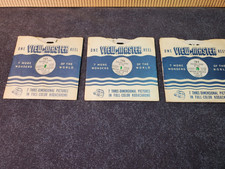 Vtg 1953 Baseball Stars Major Leagues U.S.A. View-Master 725-727 3 Reels/bklets