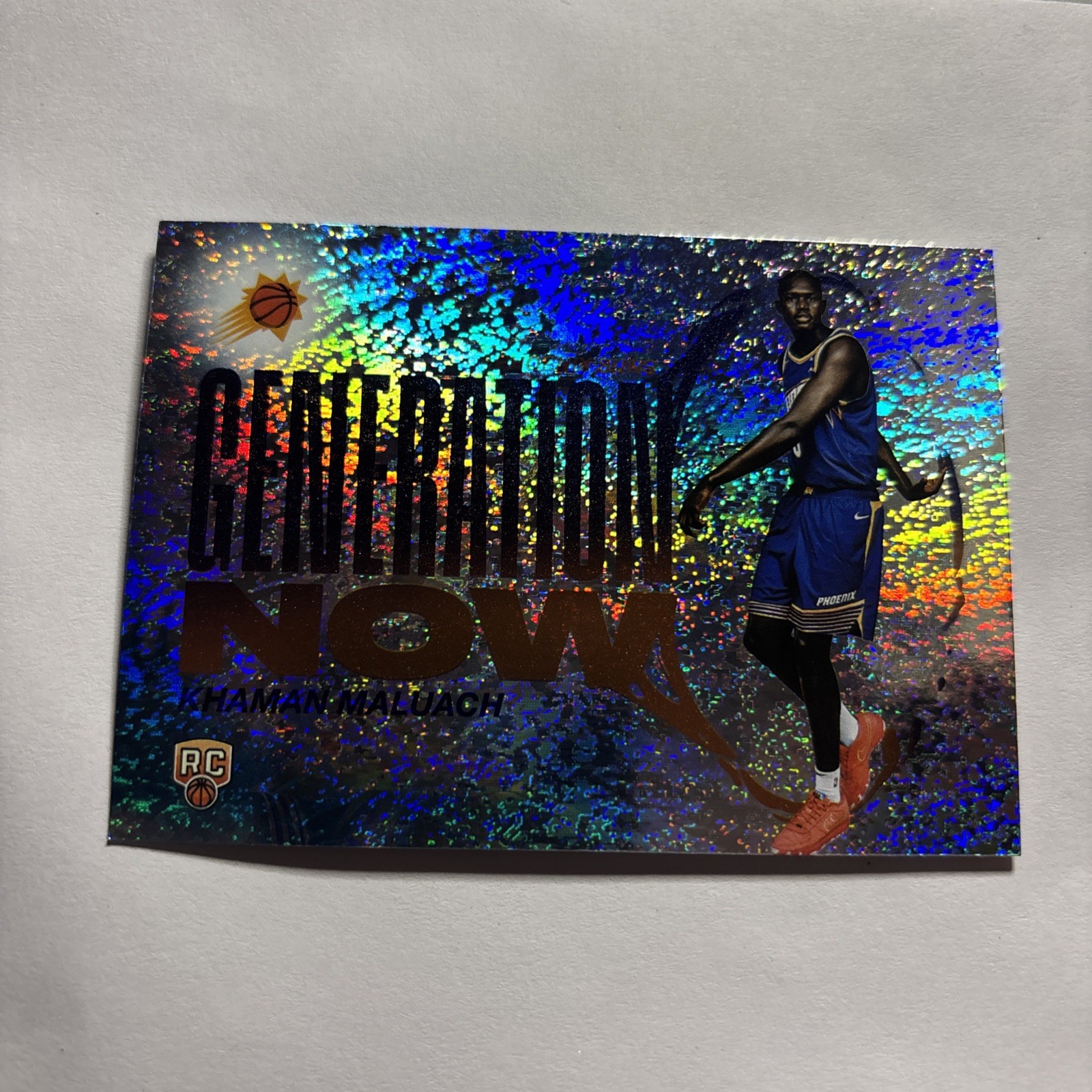 Khaman Maluach 2025-26 Topps #GN-10 Generation Now Holo Foil Rookie RC