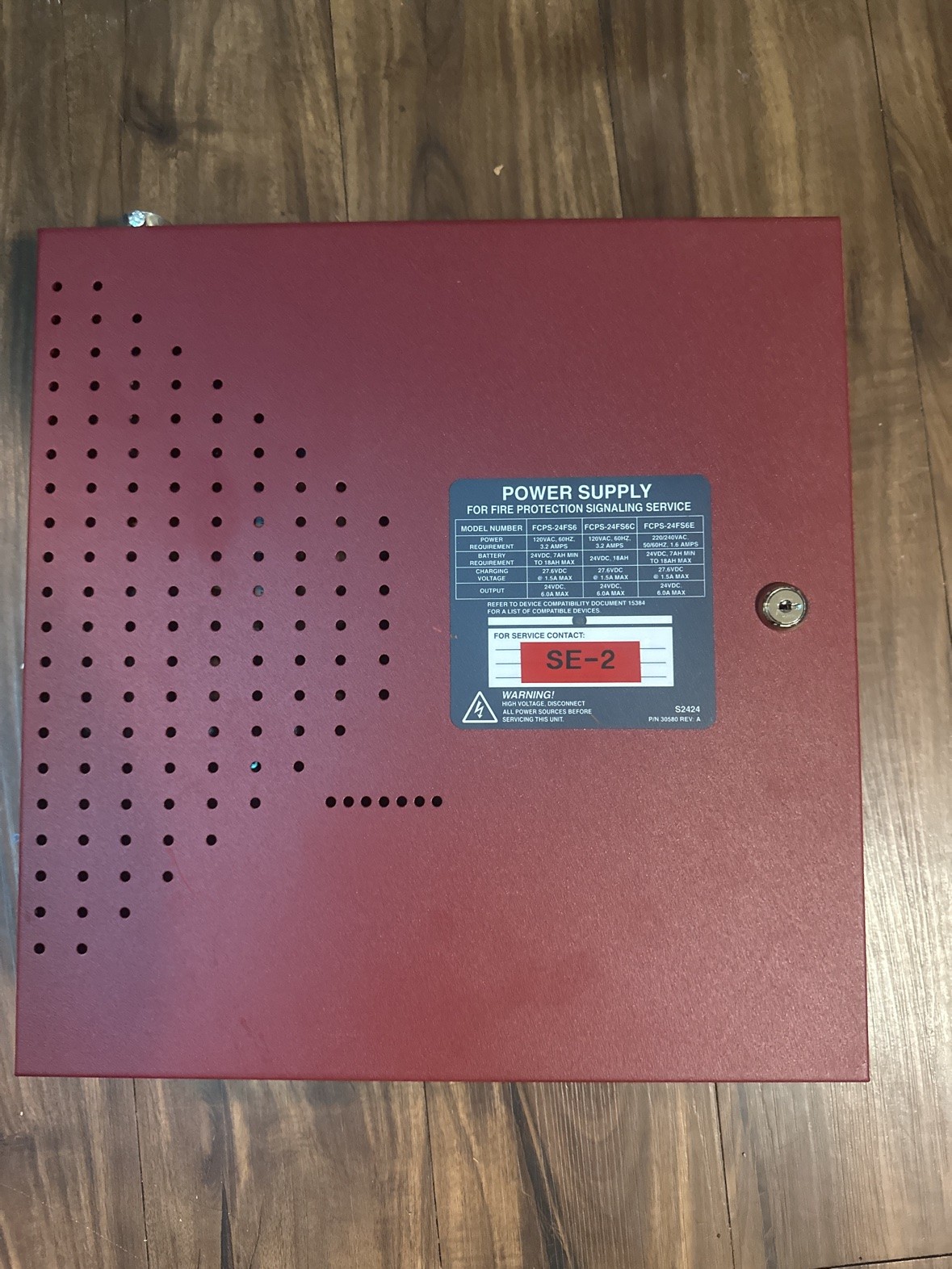 Fire-Lite Honeywell FCPS-24FS6 24VDC 6A Fire Alarm Power Supply FOR PARTS