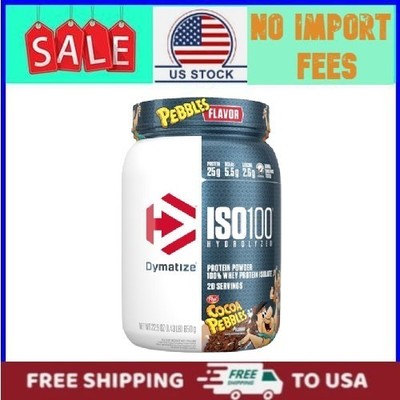 Dymatize ISO100 Hydrolyzed Whey Isolate Protein Powder Cocoa Pebbles 20 Servings