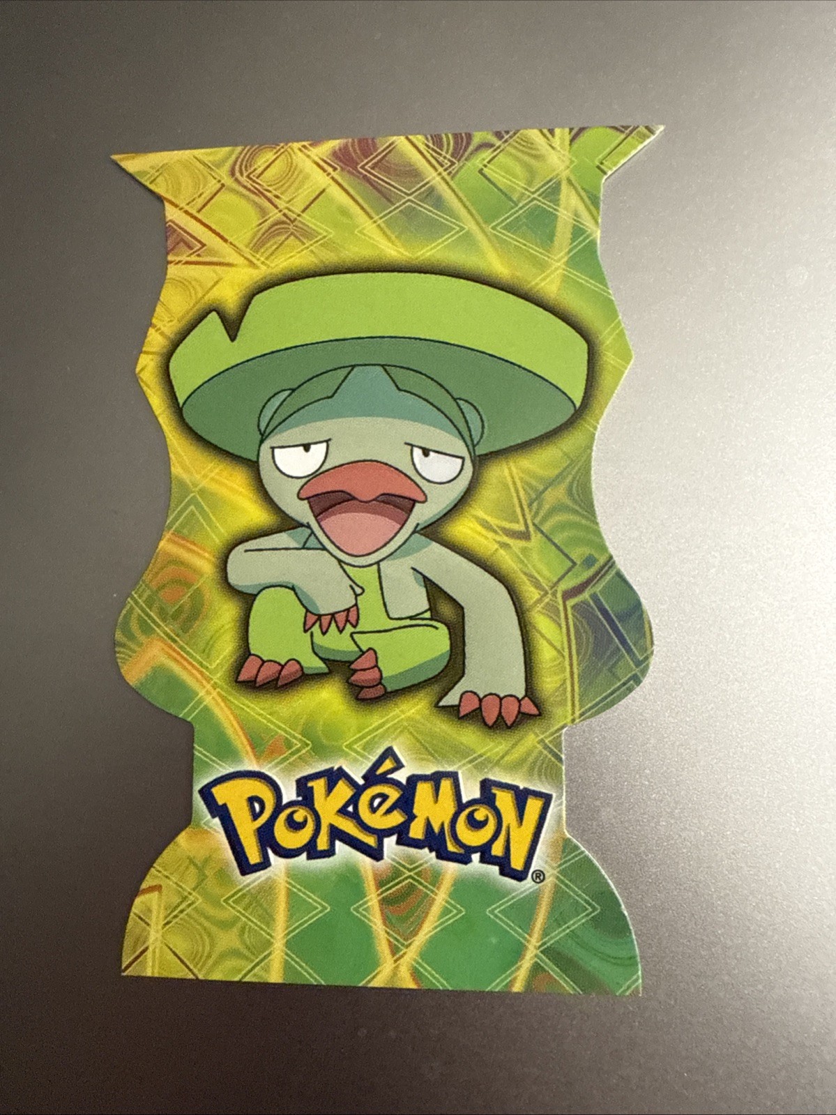 Lombre 5 of 18 Pokemon Topps Advanced Challenge Die-Cut Embossed Card LP