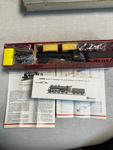 Rivarossi H0 Dampflok Gr. 680-102 F.S. Bausatz schwarz/rot, 11125 | Condition: Gebraucht