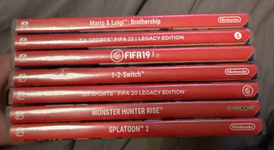 Verschiedene Switch Spiele