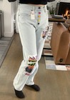 LEVI’S 501 Premium Custom Buttons & Patches Tailor Shop Light Wash Hi Rise 27X30 — photo 4