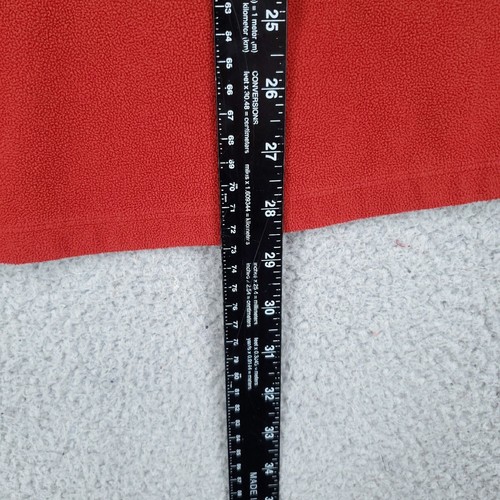 Eddie Bauer Sweater Mens Xl First Ascent Red 1/4 Zip Fleece Long Sleeve Jacket - Picture 4 of 10