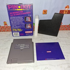 PIN-BOT  NINTENDO NES 8 BIT PAL A VERSIONE MATTEL ITA  CIB PINBOT ITALIANO