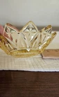 Vintage Federal Glass "Petal"  bowl.   "Madrid" pattern depression glass