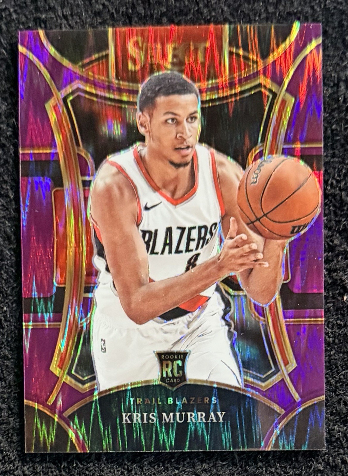 2023-24 Panini Select - Mezzanine Level Kris Murray #306 Purple Flash /175 (RC)