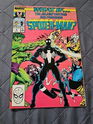 Marvel Comics What If? 4 NM- the Alien Costume Possessed Spider-Man October 1989