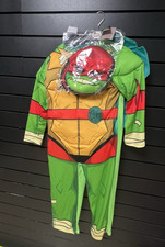 Teenage Mutant Ninja Turtle Kids Fancy Dress 7/8yr superhero costume With Mask