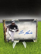 2022 Topps Diamond Icons - Diamond Icons Auto Tim Raines #DIA-TR Black /10 