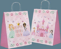 Folat 27491 Prinzessin Geburtstag Deko Rosa GeschenktüTen 6 StüCk 20X27Cm 200941