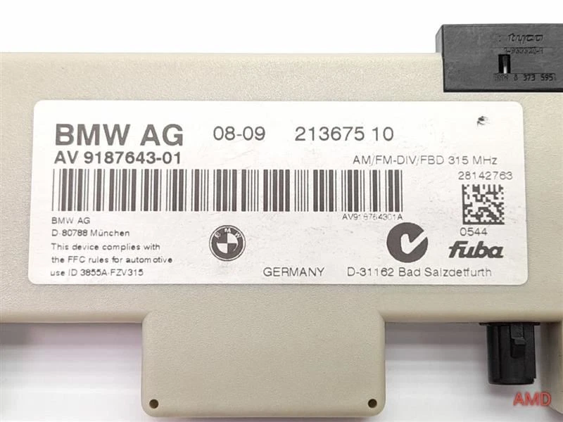 BMW 335xi 335i 328i 328xi E90 E92 2010 antena radio amplificador de señal Foto 3 de 4