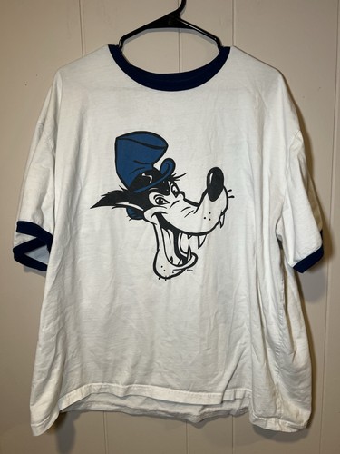 Disney Big Bad Wolf Shirt Size XXL blue White Big And Bad
