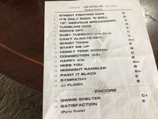 2021 ROLLINGSTONES ACTUAL SET LIST FROM LAS VEGAS HAS FOOTPRINT ONE THE STONES