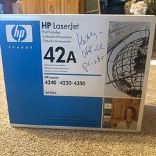 HP 42A Q5942A LaserJet 4240 4250 4350 Black Toner Cartridge New Sealed