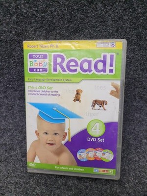 Your Baby Can Read Complete 4 DVD Set Early Learning Infants Toddlers Kids NR