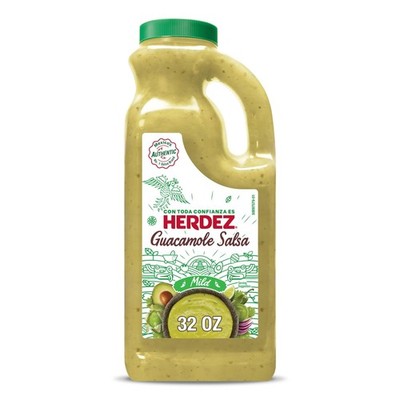 HERDEZ Mild Guacamole Salsa Jug, 32 oz (Pack of 1) 2 Pound 