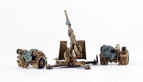 1/72 for PMA German 88 FLAK36 type added package 4th Panzer Division Barbarossa - Picture 2 of 8