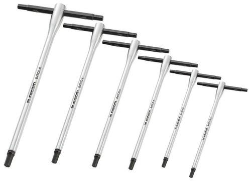 Facom 84TCD.J6 6 Piece Sliding T Handle Hexagon Power Key Set 2.5-8mm - Picture 2 of 2