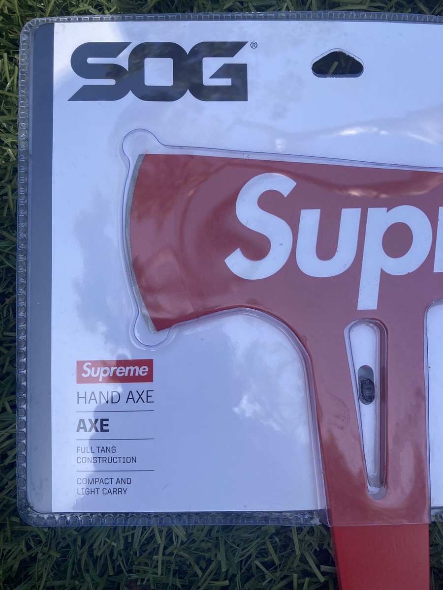 Supreme x SOG Hand Axe Red SS18 - Brand New - Authentic | eBay