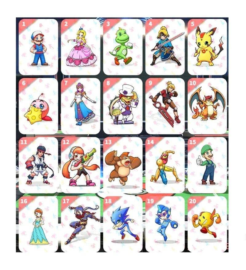 Smash ultimate amiibo on sale cards