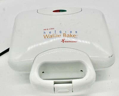 Toastmaster Cool-Touch Belgian Waffle Baker Model TWB2 Waffle Maker TESTED WORKS