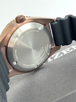 New! Citizen Promaster Diver Watch NY0125-08W Automatic Black