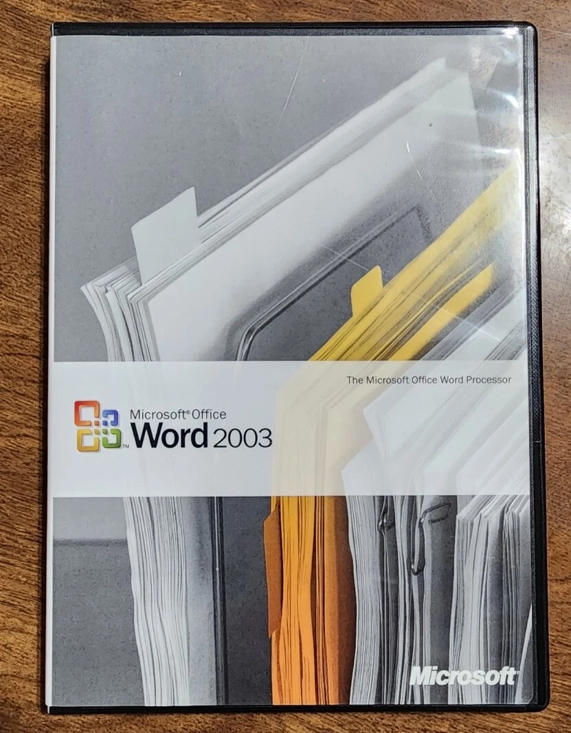 マイクロソフト ワード2003(アカデミックパック) Microsoft Office Word 2003 for sale | eBay