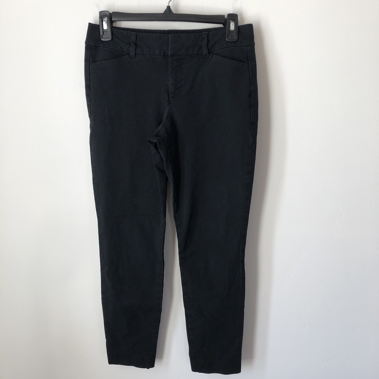 Old Navy Pixie Mid-Rise Skinny Ankle Pants Women's Size Black