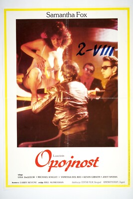 LUSCIOUS / PUERTO RICO Orig. exYU movie poster 1982 SAMANTHA FOX, CHUCK VINCENT
