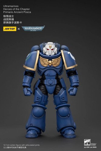 JOYTOY Warhammer 40k figuras de acción Ultramarines Capítulo Primaris Antigua Posca - Imagen 8 de 9