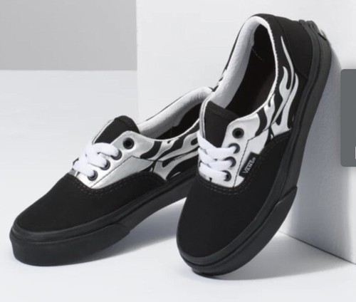 vans metalic flame kids shoes Size 11.5 - Picture 2 of 12