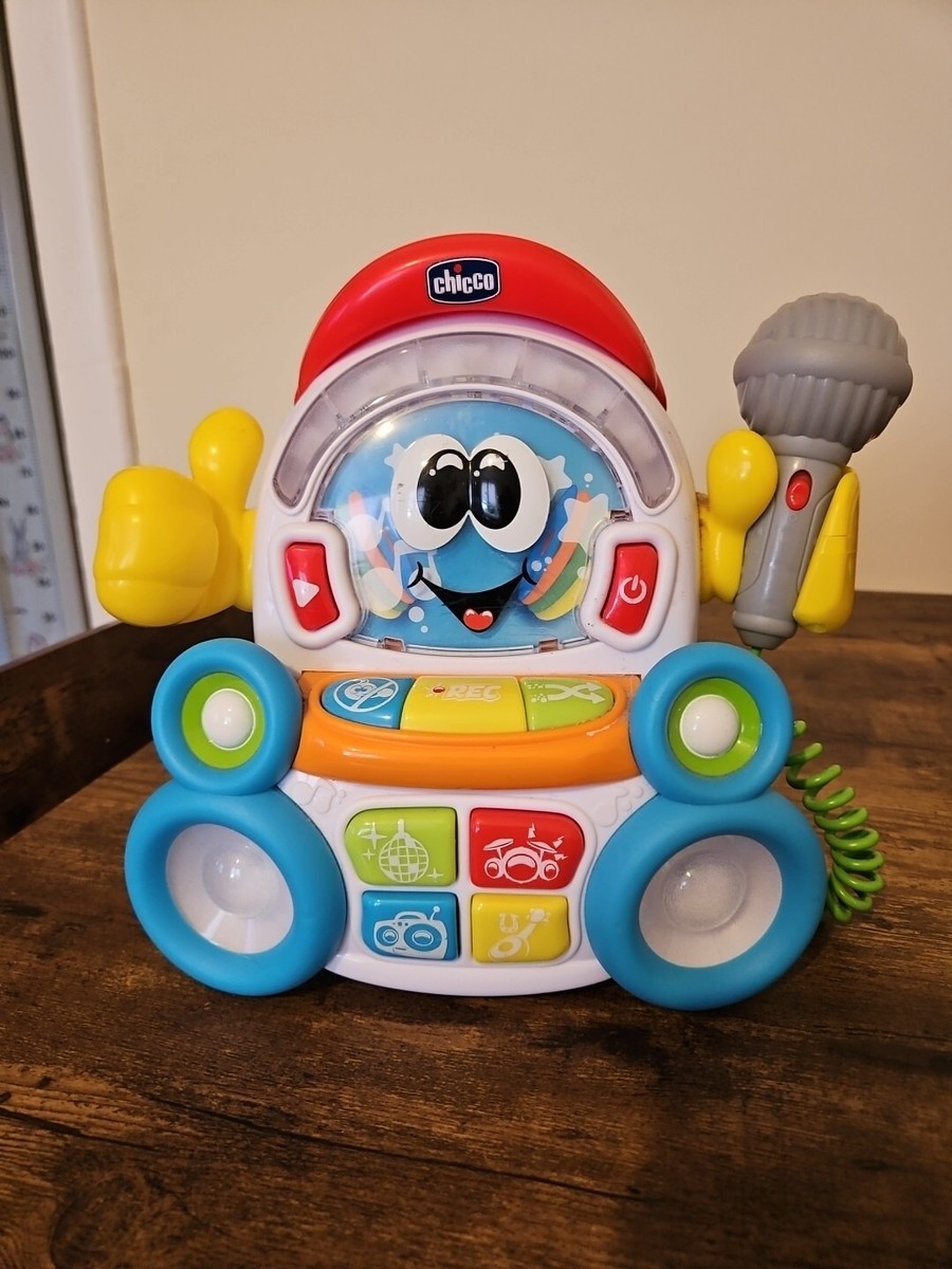 Chicco- Karaoke Set Songy the Singer, White Toy For Kids UK