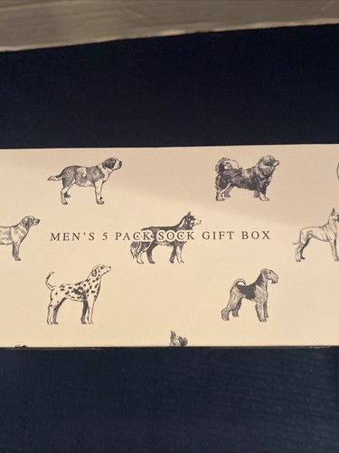 DOG & ROSE 5 PAIRS MEN'S POLKA DOT & STRIPE MULTI-COLOR SIZE 8-12 SOCKS -NIB - Picture 2 of 3