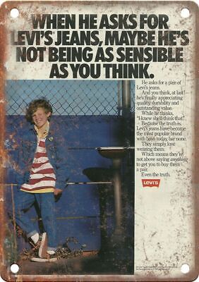 Levis Denim Jeans Vintage Magazine Ad 12 Levis Denim Jeans Vintage Magazine Ad 12