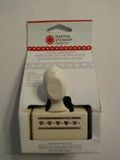 NEW Martha Stewart SCALLOP HEART TRIM Double Edge Punch valentine love