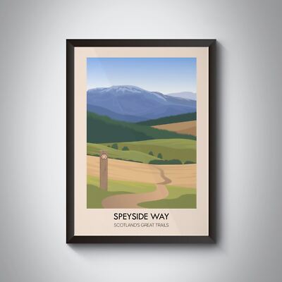 Speyside Way Schottland Great Trails Poster