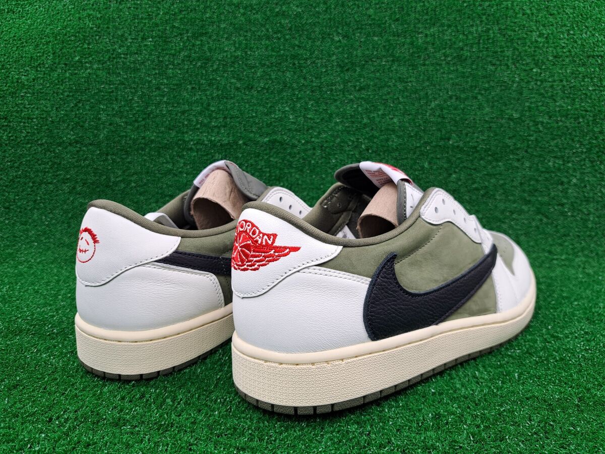 Travis Scott x Air Jordan 1 OG SP Low Reverse Olive Medium